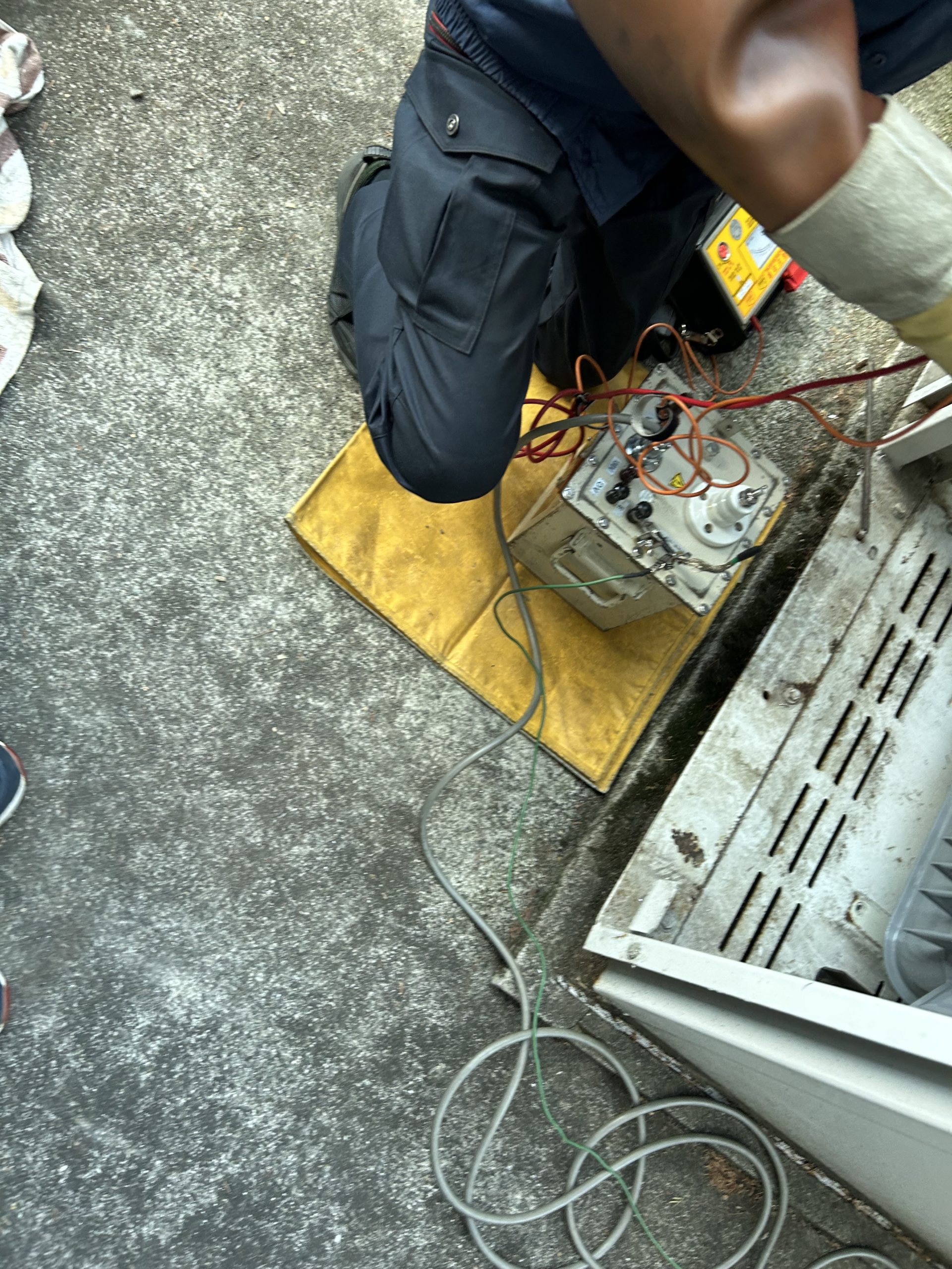 試験器セッティング